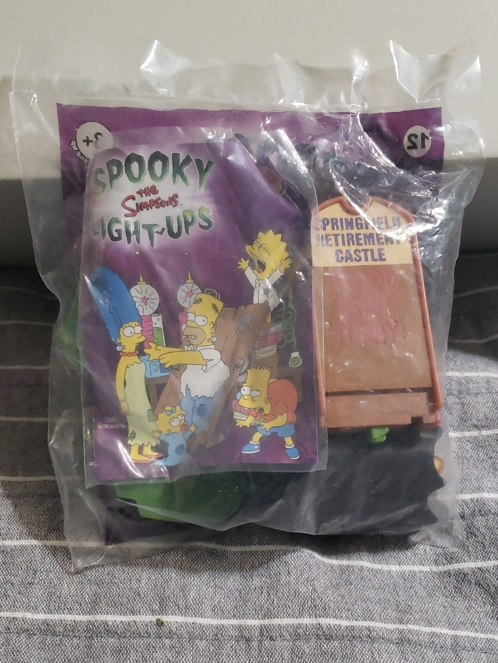 Burger King 2001 The Simpsons Spooky Light-ups #12 Grandpa Sealed Halloween